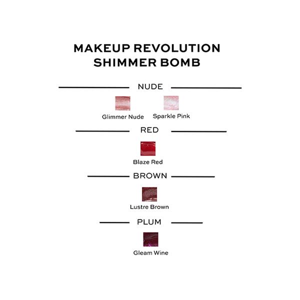 Revolution Shimmer Bomb Glimmer Nude 4.5 ml - Lip Glosses