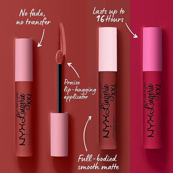 NYX Professional Makeup Lip Lingerie XXL Matte Liquid Lipstick - Xxtended 4 ml - Liquid Lipsticks