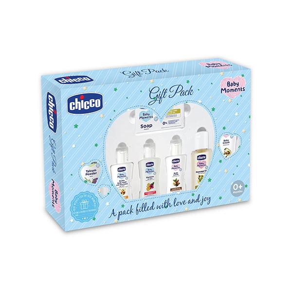 Netmeds | Chicco Baby Moments Baby Caring Set Blue 100 gm
