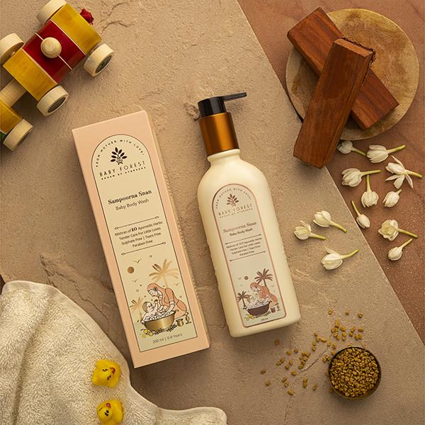 Baby Forest Sampoorna Snan Baby Body Wash 200 ml - Baby Body Wash