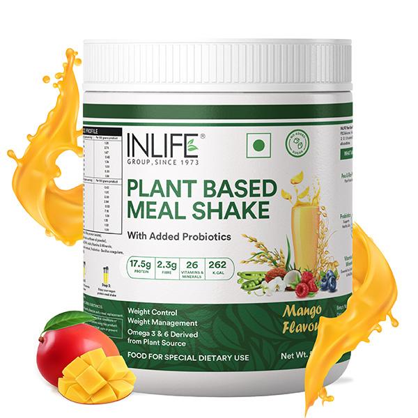 Netmeds | INLIFE Plant Based Meal Shake Powder - Mango 500 g