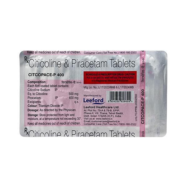 CITCOPACE P 400 Tablet 10's - Alzheimer-Neu