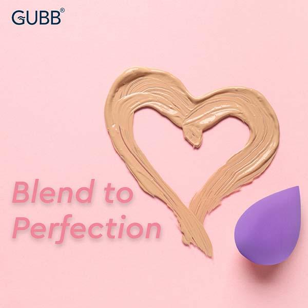 GUBB Beauty Blender Set of 4 - Purple 100 gm - Sponges & Applicators