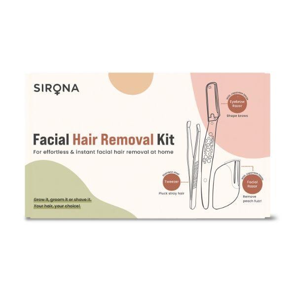 Sirona Reusable Facial Hair Removal Kit (Pack of 3) 1's - Shaving & Hair Removal