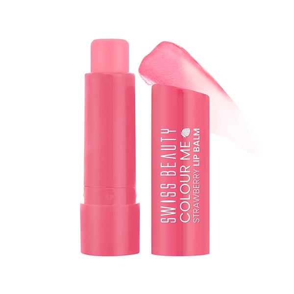 Netmeds | Swiss Beauty Colour Me Lip Balm-Strawberry Slush 4.5 gm