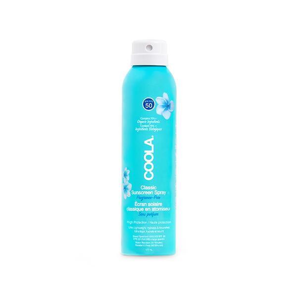 Coola Classic Sunscreen Spray SPF 50 Fragrance-Free 177 ml