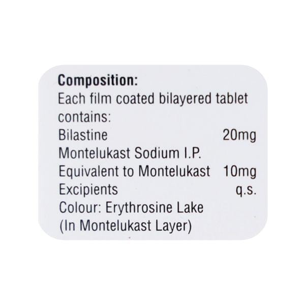 BILAZAP M Tablet 10's - Allergies-Ant