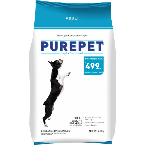 Netmeds | Purepet Chicken & Vegetables Adult Dog Food 2.8 kg