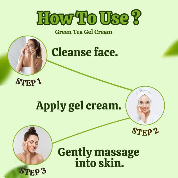 Riyo Herbs Green Tea Gel Cream 100 gm - Face Creams