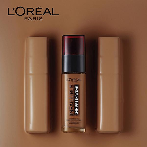 L'Oreal Paris Infallible 24H Fresh Wear Foundation, 150 Radiant Beige 30 Gm - Foundation