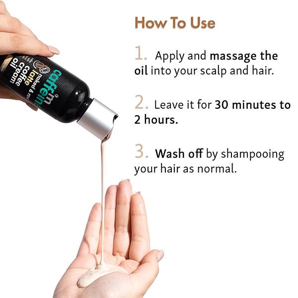 Mcaffeine Naked & Raw Latte Coffee Scalp & Hair Cream Oil 150 ml - Hair Creams