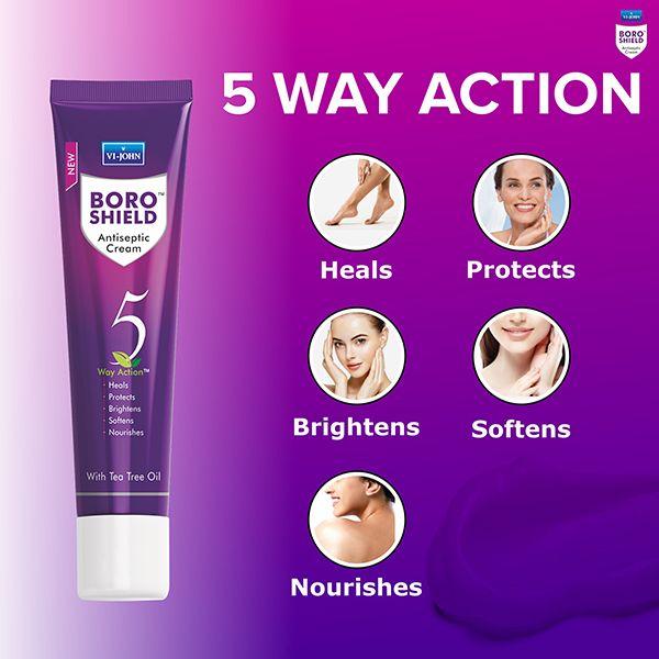 VI-John Boroshield Antiseptic Ayurvedic Cream 19 ml - Bb & Cc Creams