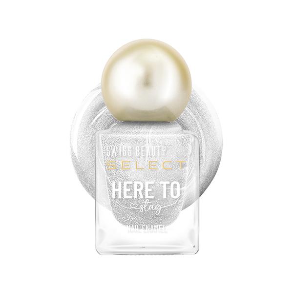 Netmeds | Swiss Beauty Select Here To Stay Nail Enamel With High Gloss Finish Metallic Silver 12 ml