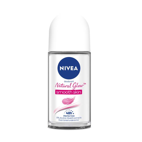 Netmeds | Nivea Deo Natural Glow Smooth Skin Roll On 48H 50 ml
