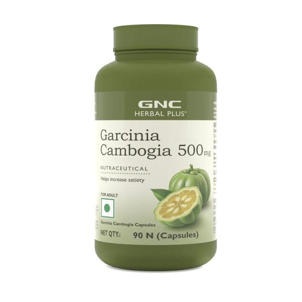 Netmeds | GNC Herbal Plus Garcinia Combogia 500 mg Vegetarian Capsule 90's