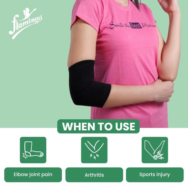 Flamingo Elbow Support (OC - 2021) (XL) - Black - Arm/Elbow Supports