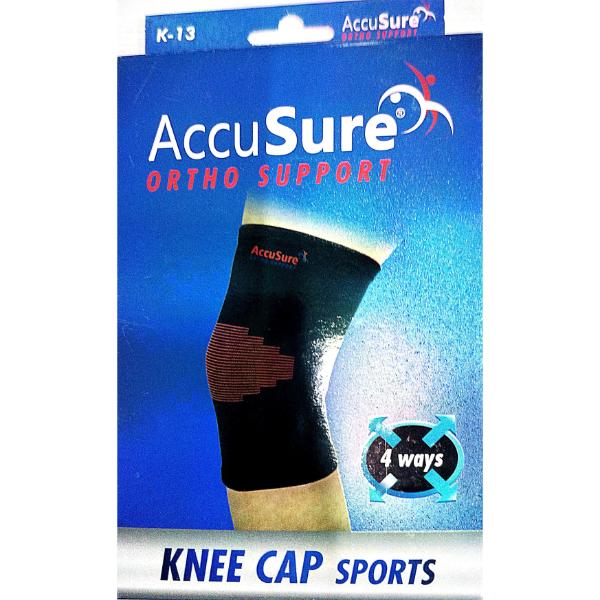 Netmeds | AccuSure Ortho Support Knee Cap Sports (K-13) (XL) 1 s