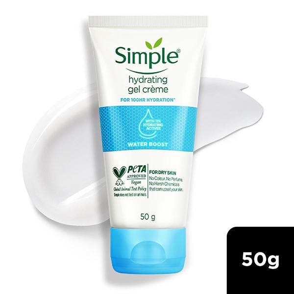 Simple Water Boost Hydratinggel Creme 50 gm - Face Moisturizers