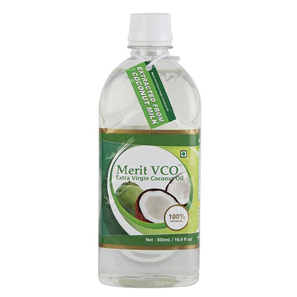 Netmeds | MERIT VCO EXTRA VIRGIN COCONUT OIL 500 ml