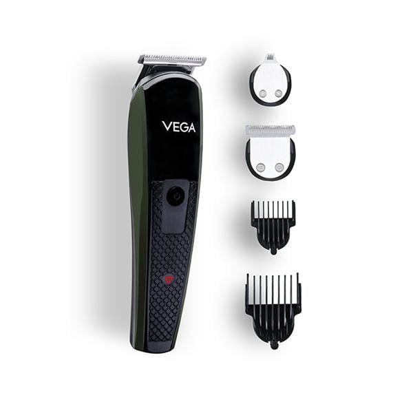Netmeds | Vega Trimmer Men with Design and T Blade (VHTH-35) - Black 275 gm