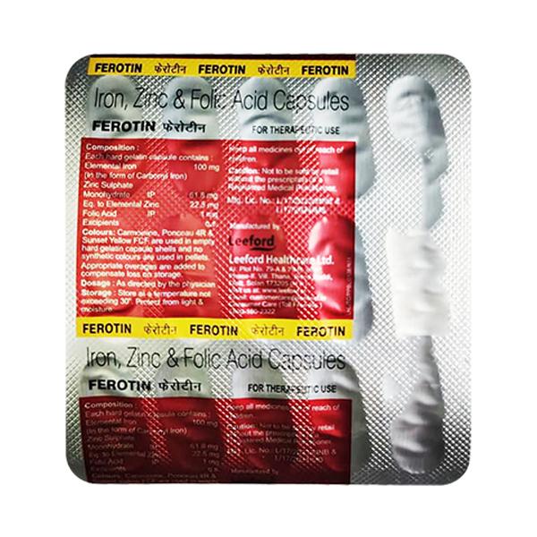 Netmeds | FEROTIN Capsule 15's