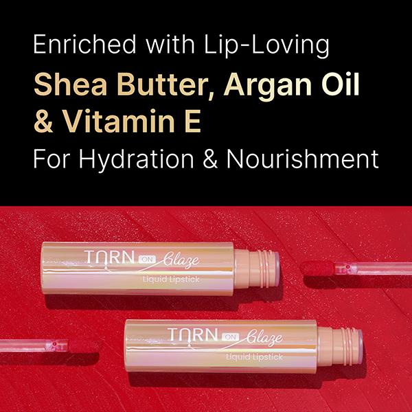 Swiss Beauty Select Turn On Glaze Liquid Lipstick, Vinyl-Like-Shine Glaze Rose 3 ml - Liquid Lipsticks