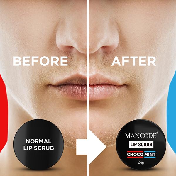 Mancode Lip Scrub 20 gm - Lip Scrubs