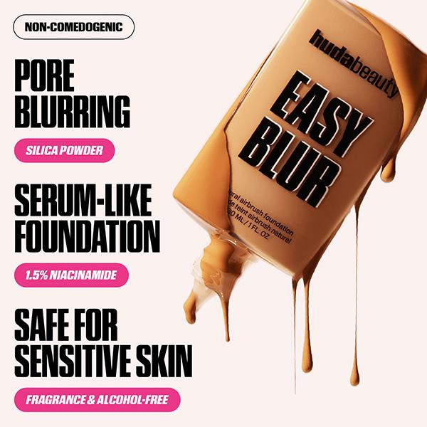 Huda Beauty Easy Blur Natural Airbrush Foundation Latte 300N 30 ml - Foundation