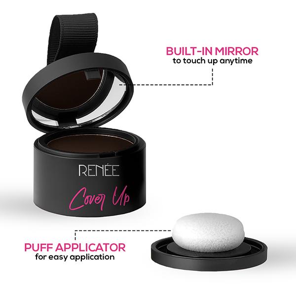 RENEE Cover Up Hair Powder- Brown 4 gm - Powder