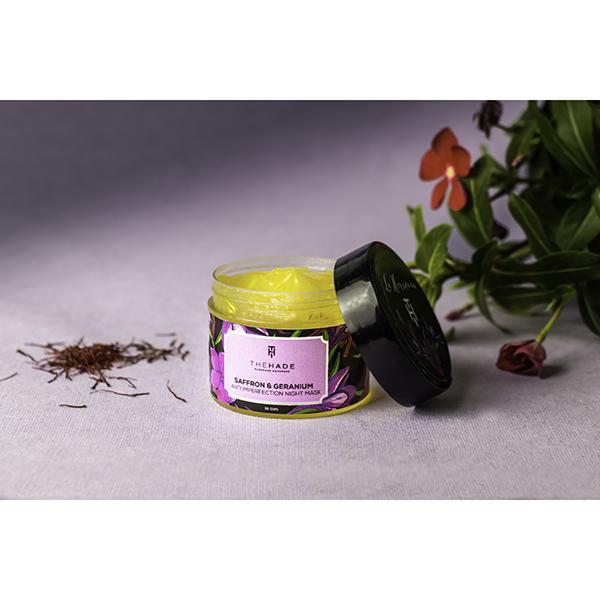 The Hade Saffron and Geranium Anti Imperfection Night Mask 50 gm - Masks & Peels