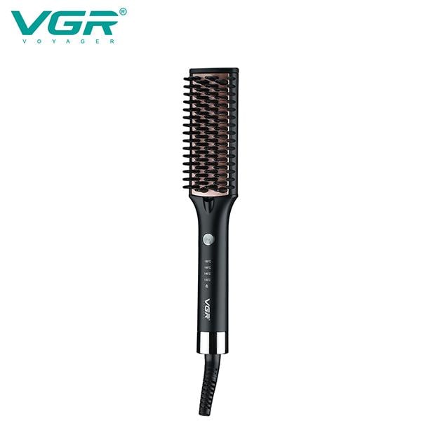 VGR V-590 Ionic Hair Straightener Brush with 4 Temperature Settings 1's - Straighteners