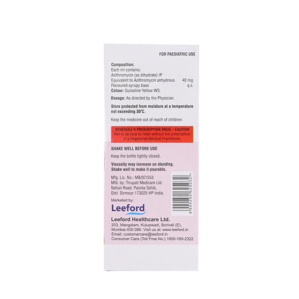 AZIFORD 200 Oral Suspension 30ml - Bacterial Infections-Mac