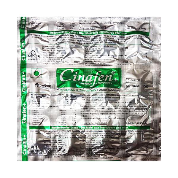 CINAFEN+ GLUTEN FREE Tablet 15's