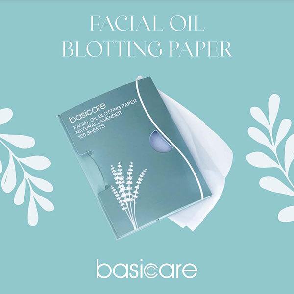 Basicare Natural facial oil blotting paper, (pack of 100 sheets) 1's - Facial Wipes & Tissues