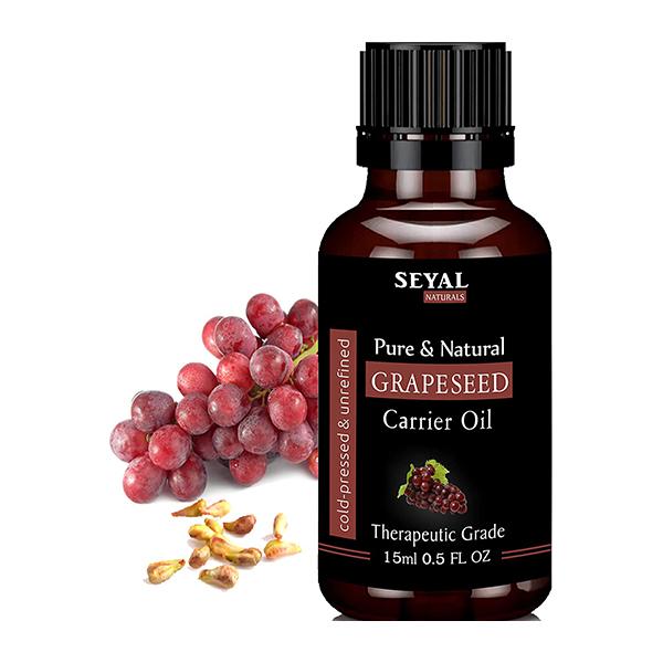 Seyal Naturals Pure & Natural Carrier Oil - Grapeseed 15 ml - Carrier Oils