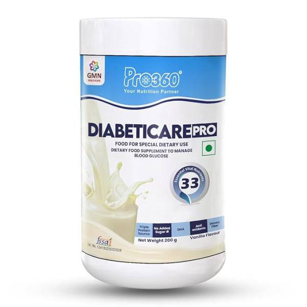 Netmeds | Pro360 Diabeticare Pro Protein Powder - Vanilla Flavour (Jar) 200 g