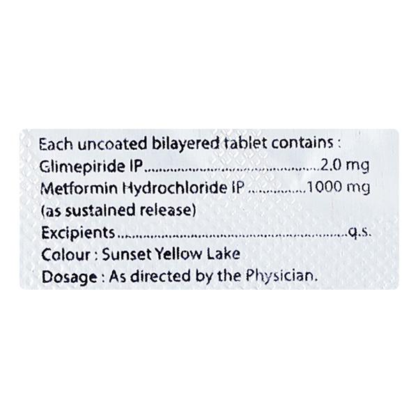 GLYCIREST G2 FORTE Tablet 10's - Diabetes-Ant