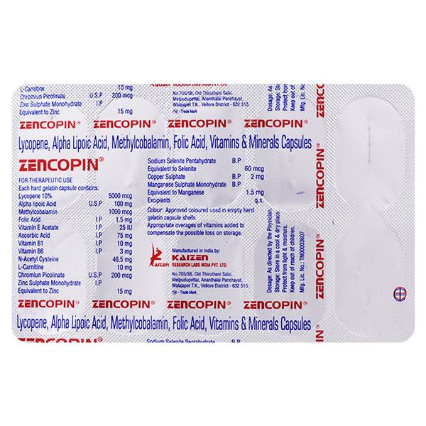 Zencopin Capsule 10'S - Supplements-Vam