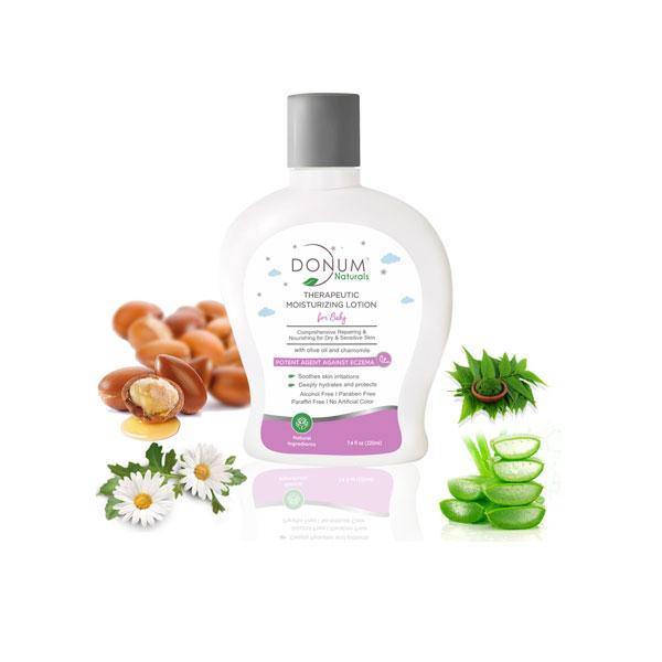 Donum Naturals Baby Therapeutic Moisturising Lotion - Olive Oil & Chamomile 220 ml - Creams, Lotions & Oils