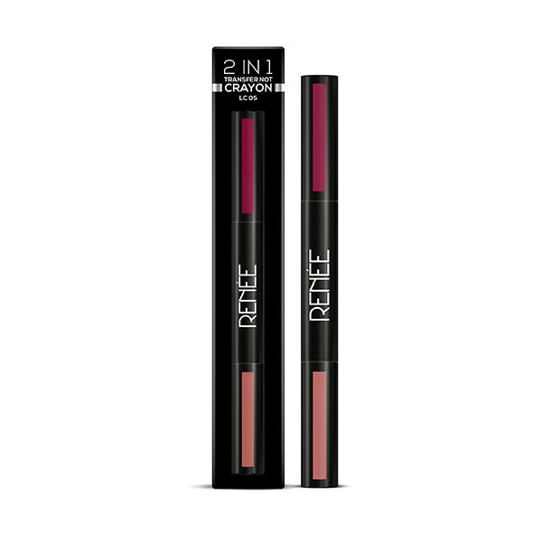 RENEE 2 in 1 Transfer Not Crayon - LC 05 4 gm - Lipsticks