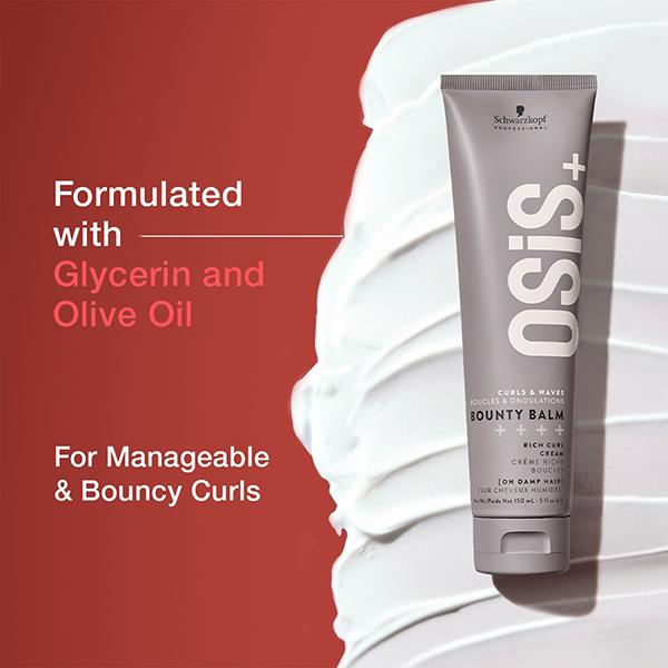 Schwarzkopf Professional Osis + Bounty Balm Rich Curl Cream 150 ml - Clays & Mousses