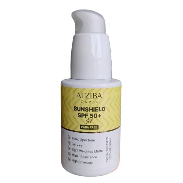 Netmeds | Alziba Cares Sunshield SPF 50+ Gel 30 ml