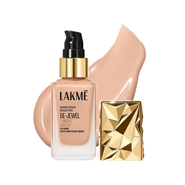 Netmeds | Lakme Be-Jewel Luminous Skin Tint Up To 2X Luminous Glow Warm Sand 25 ml