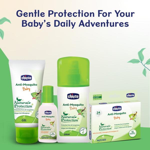 Chicco Baby Anti Mosquito Natural Protection Gel 50 ml - Mosquito Repellent