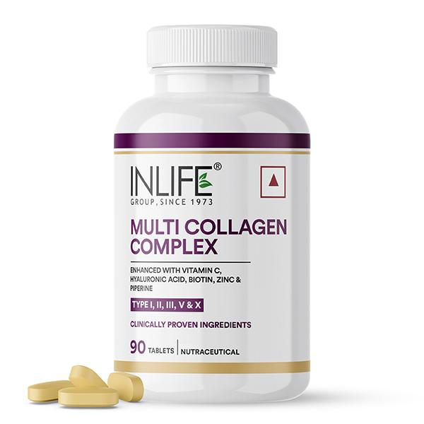 Netmeds | INLIFE Multi Collagen Complex Tablets 90's