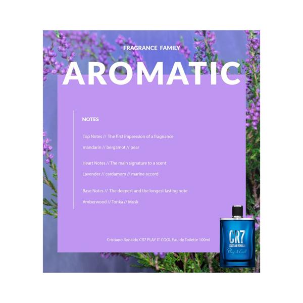 Cristiano Ronaldo CR7 PLAY IT COOL Eau de Toilette Men Perfumes (EDT/EDP) 100 ml - Men Perfumes (Edt/Edp)