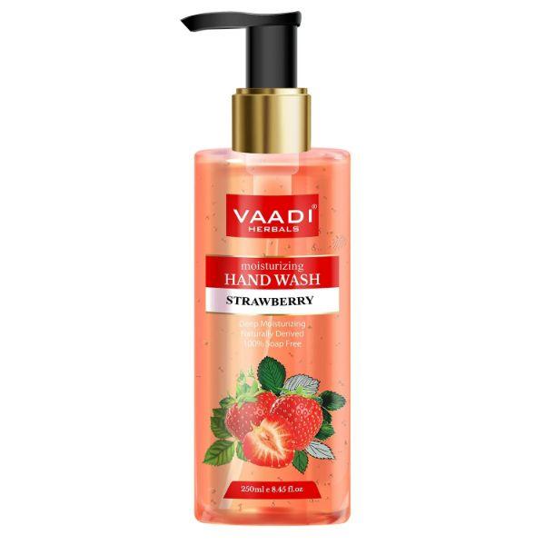 Vaadi Herbals Deep Moisturizing Strawberry Hand Wash 250 ml - Hand Wash & Soaps
