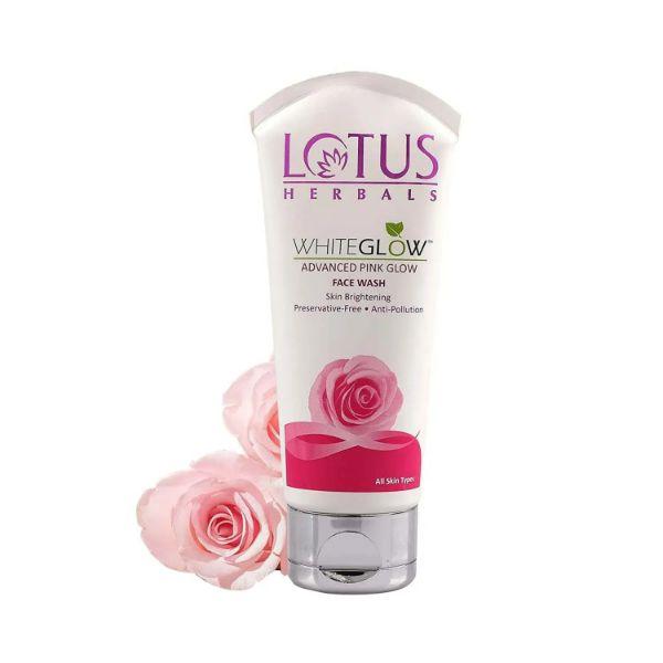 Netmeds | Lotus Herbals Whiteglow Advanced Pink Glow Face Wash 100 Gm