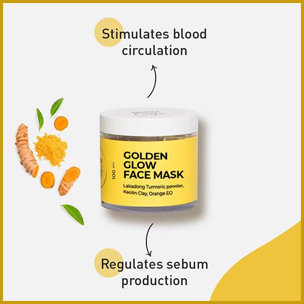 Bodycafe Golden Glow Face Mask 100 gm - Masks & Peels