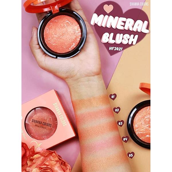 Sivanna Colors Mineral Blush - HF3021 05 10 gm - Blushes